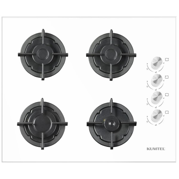Фото - Варочная панель газовая Kumtel C6-40BF WHITE